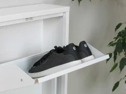Pisa Schoenenkast Wit Metaal Met 5 Vakken - Set Van 2.-Vente-unique Sale