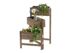 Plantenrek Staand Rek, Bruin-Vente-unique Clearance