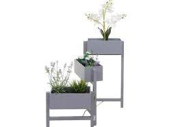Plantenrek Staand Rek, Grijs-Blauw-Vente-unique Online