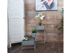 Plantenrek Staand Rek, Grijs-Blauw-Vente-unique Online