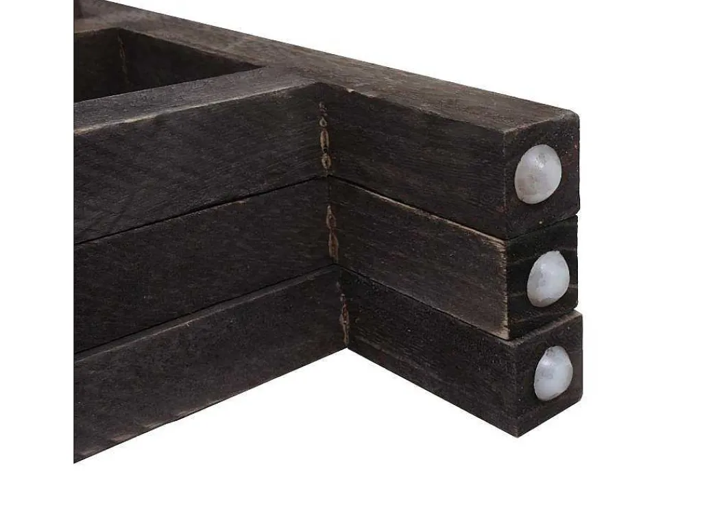 Plantenrek Staand Rek, Grijsbruin-Vente-unique Clearance