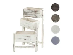 Plantenrek Staand Rek, Wit-Vente-unique Clearance
