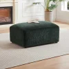 Poef Van Dennengroen Ribfluweel Tirono Van Maison Cephy-Maison Céphy Hot