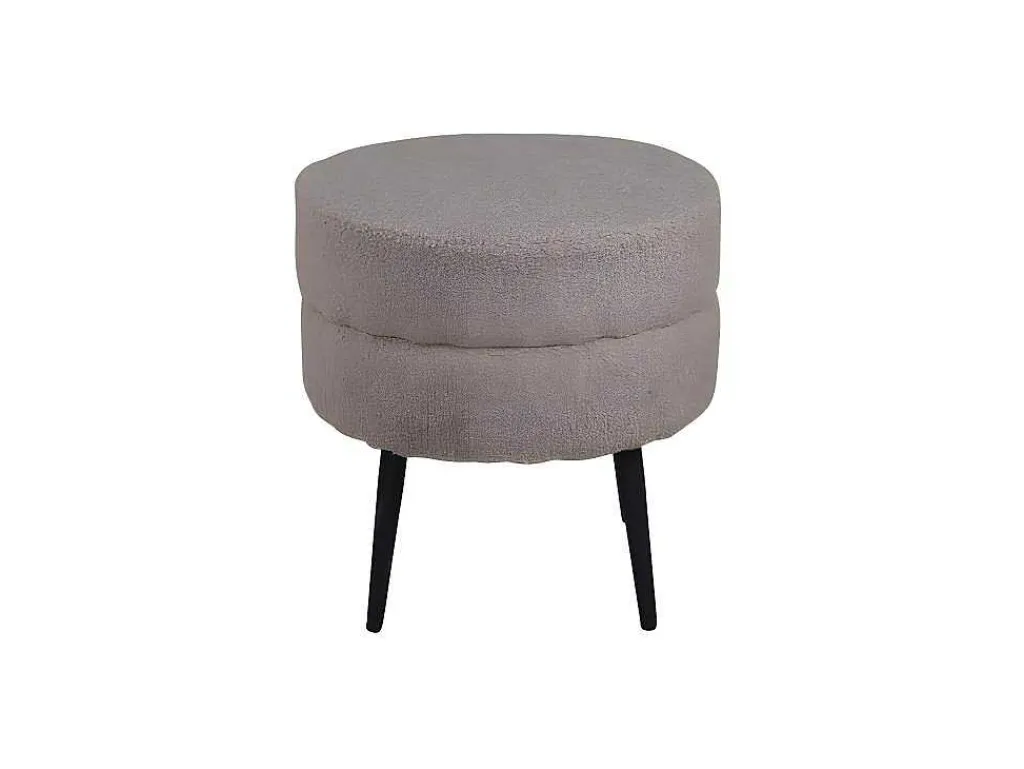 Pot Poef O40Cm Beige.-Venture Home