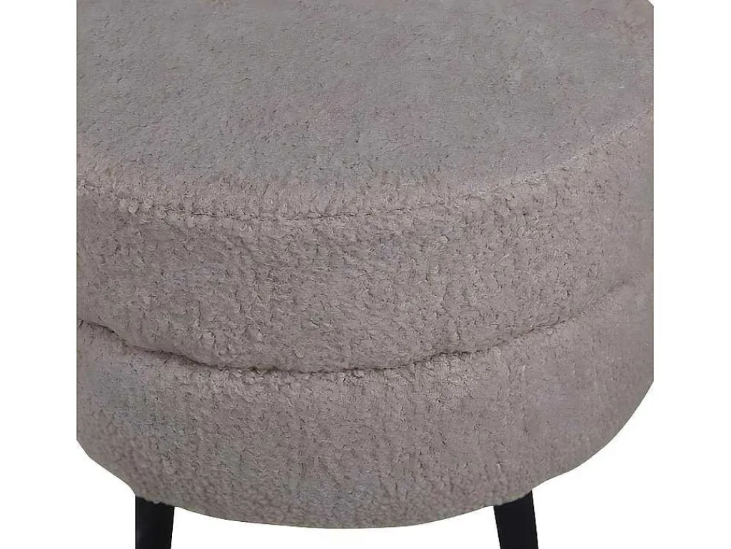 Pot Poef O40Cm Beige.-Venture Home