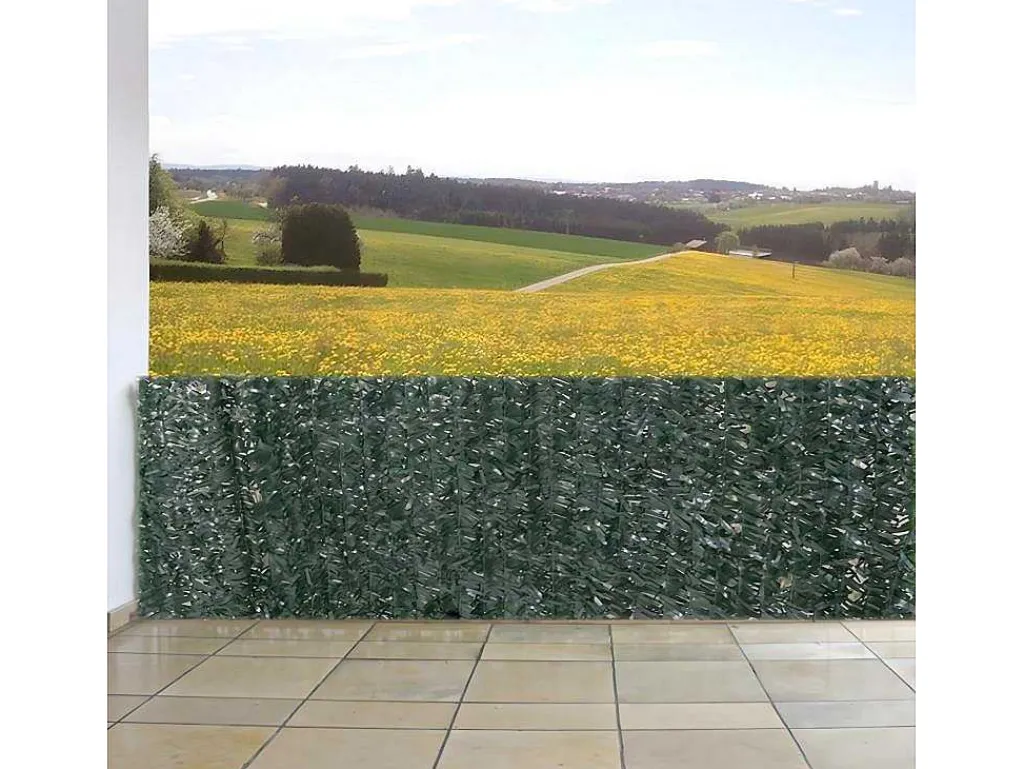 Privacyscherm Balkon N77 Ii Blad, 300X150Cm Dark Fir-Vente-unique Online