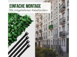 Privacyscherm Balkon N77 Ii Blad, 300X100Cm Donker Blad-Vente-unique Best