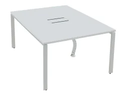 Professioneel Bureau Voor 2 Personen - Wit - L120 Cm - Downtown-Workēa Discount