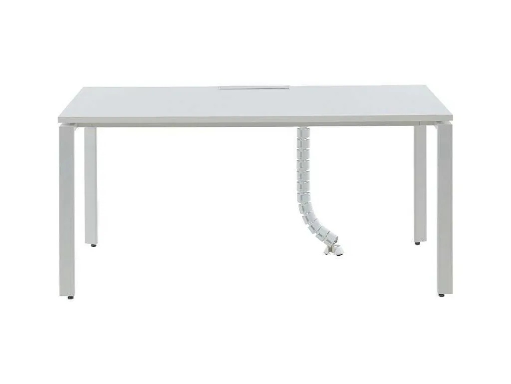 Professioneel Bureau Voor 1 Persoon - Wit - L160 Cm - Downtown-Workēa