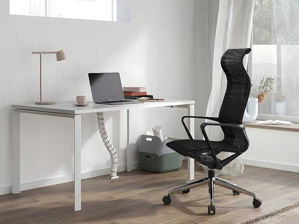 Professionele Bureaustoel - Stof - Zwart - Ladefense-Workēa Online