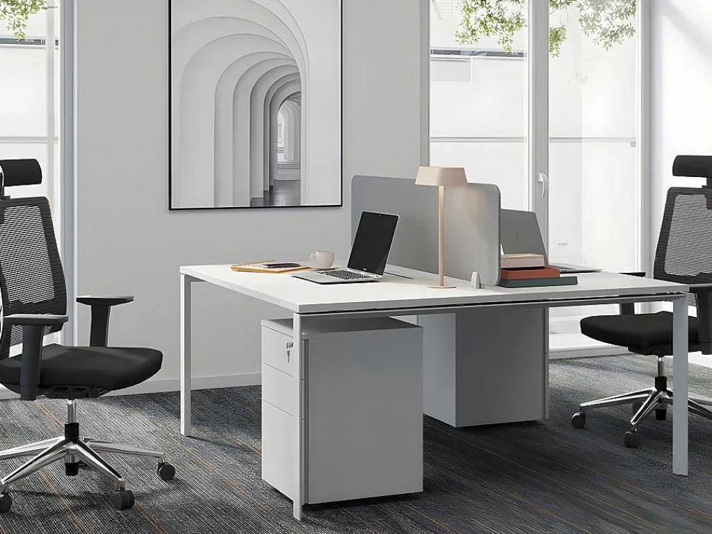 Professionele Ergonomische Bureaustoel - Met Hoofdsteun - Stof - Zwart - Wallstreet-Workēa Best