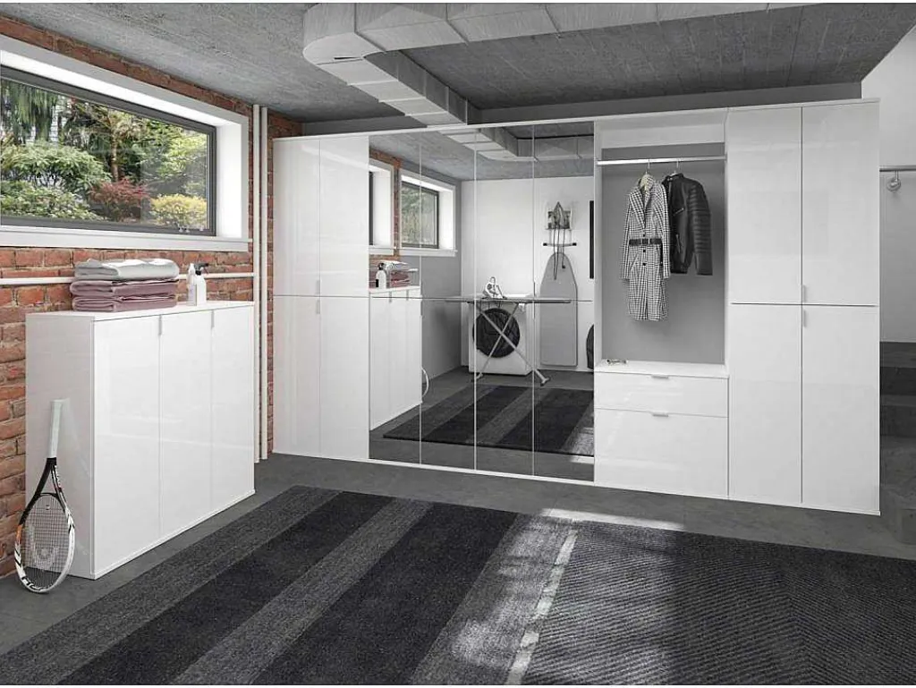 Projektx Kommode 3 Deuren Wit.-Vente-unique Online