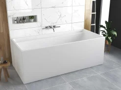 Rechthoekig Eilandbad - 280 L - 170 X 75 X 60 Cm - Wit - Acryl - Aspius-Shower & Design Online