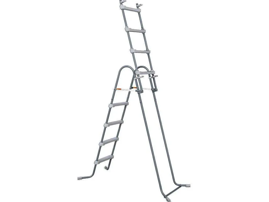 Rechthoekig Grijs Buizenzwembad Met Filterpomp Met Patroon - L549 X D274 X H132 Cm - Zamora-Vente-unique Clearance