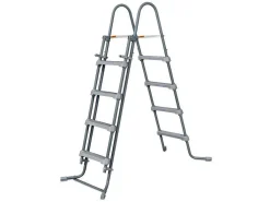 Rechthoekig Grijs Buizenzwembad Met Filterpomp Met Patroon - L549 X D274 X H132 Cm - Zamora-Vente-unique Clearance