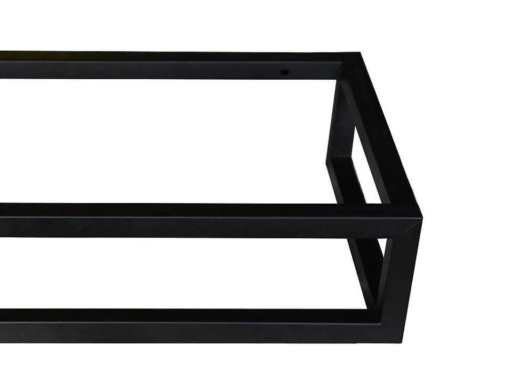 Rechthoekige Hangende Wastafel Met Drager - L40 X B22 Cm - Uchami-Shower & Design Clearance