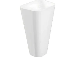 Rechthoekige Staande Wastafel Van Solid Surface - Wit - Tilicho-Shower & Design Outlet