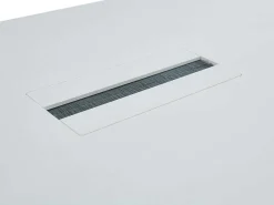 Rechthoekige Vergadertafel - 6 Personen - Wit - L240 Cm - Downtown-Workēa New