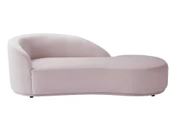Rechtse Chaise Longue Met Bekleding In Roze Fluweel Lonigo Van-PASCAL MORABITO Clearance