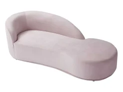 Rechtse Chaise Longue Met Bekleding In Roze Fluweel Lonigo Van-PASCAL MORABITO Clearance