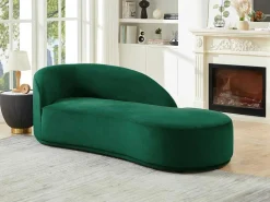 Rechtse Chaise Longue Met Bekleding In Groen Fluweel Lonigo Van-PASCAL MORABITO Best