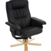 Relax Fauteuil H56, Zwart-Vente-unique Hot