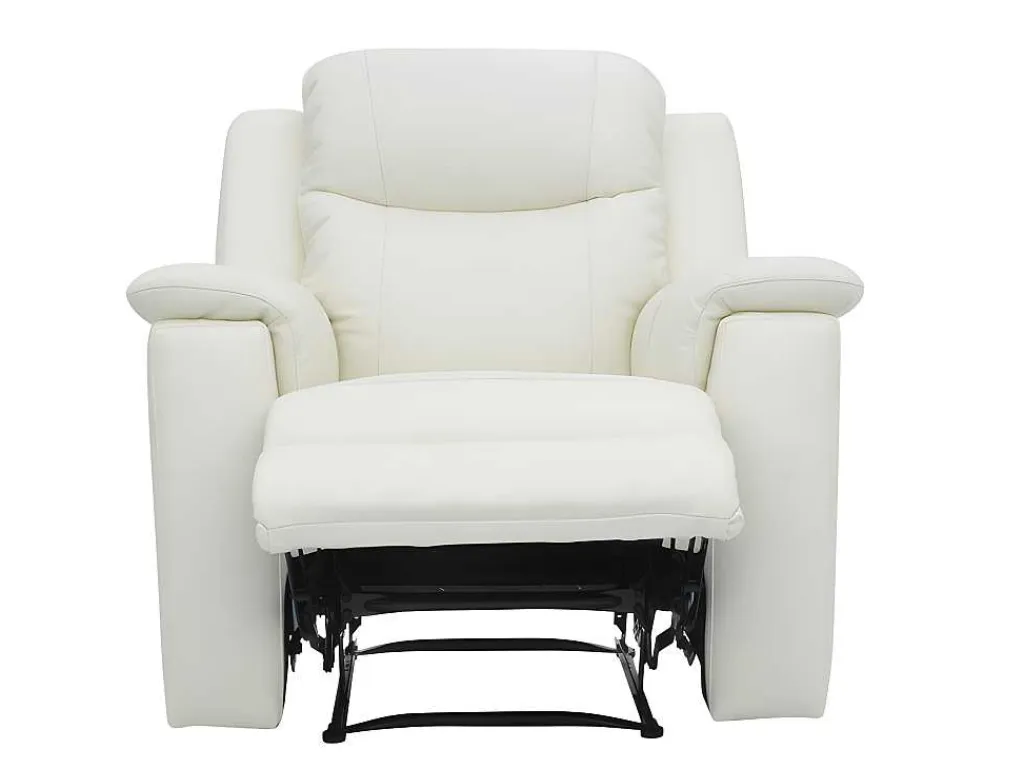 Relaxfauteuil Evasion Van Leer - Ivoorwit-Vente-unique Best