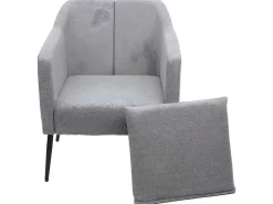 Relaxfauteuil Mcw-H93A, Stof/Textiel Lichtgrijs-Vente-unique Clearance