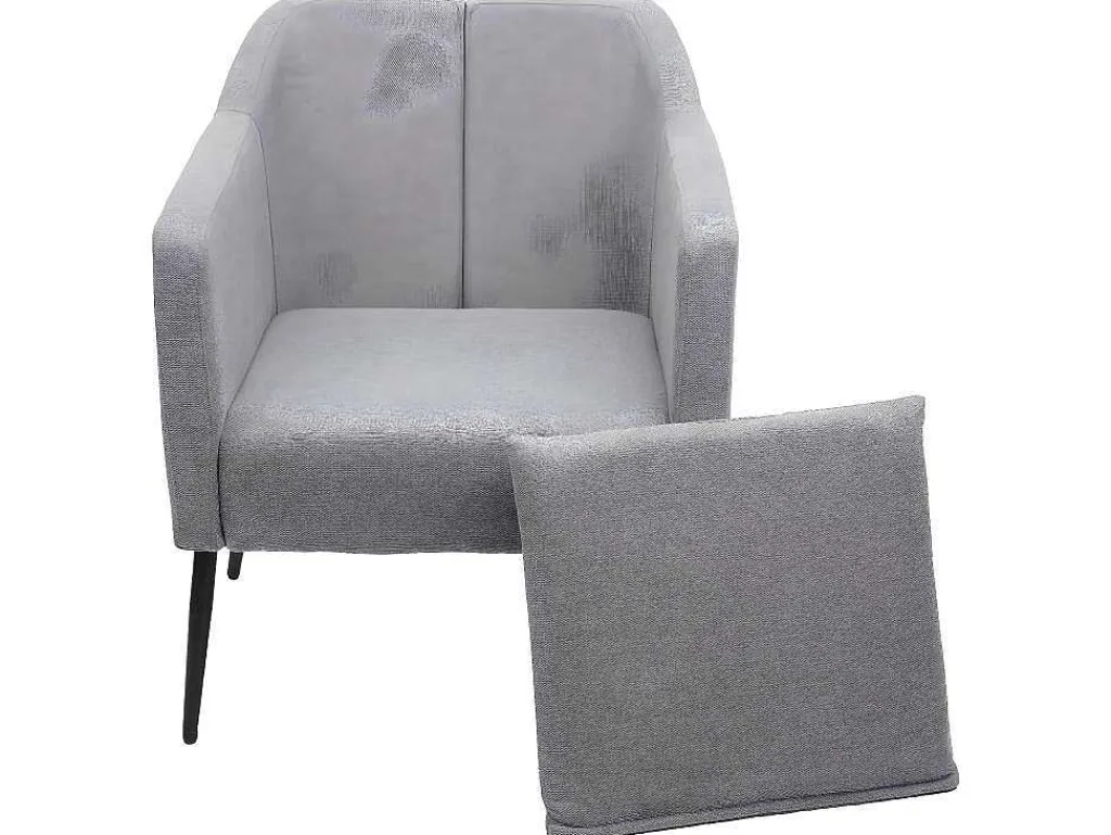 Relaxfauteuil Mcw-H93A, Stof/Textiel Lichtgrijs-Vente-unique Clearance