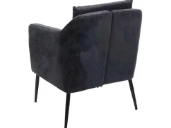 Relaxfauteuil Mcw-H93A, Stof/Textiel Donkergrijs-Vente-unique