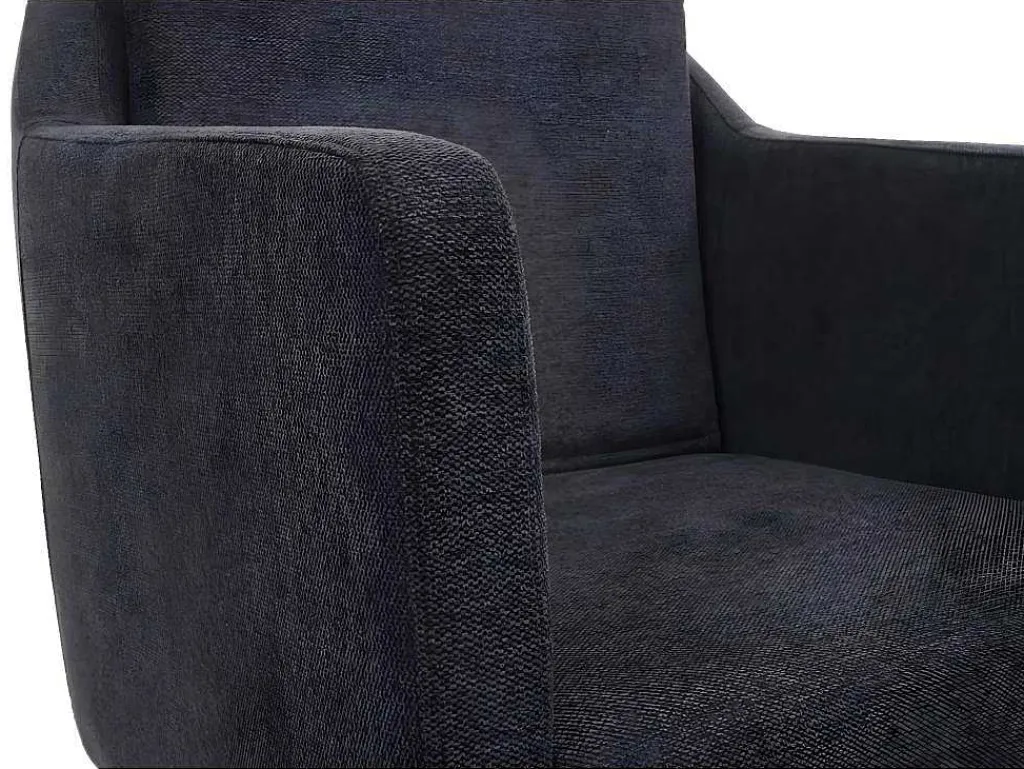 Relaxfauteuil Mcw-H93A, Stof/Textiel Donkergrijs-Vente-unique