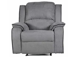 Relaxfauteuil Microvezel Hernani - Grijs-Vente-unique Sale
