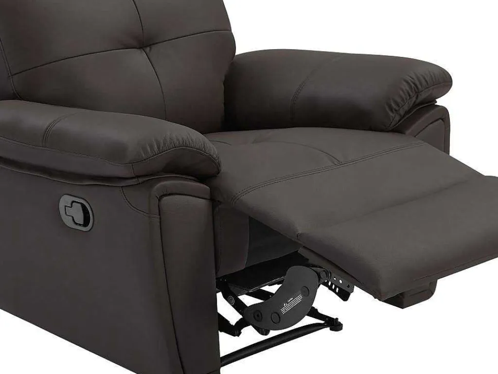 Relaxfauteuil Van Bruin Leer Vineta-Vente-unique Best