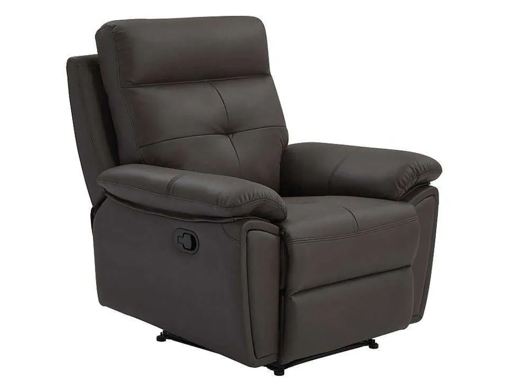 Relaxfauteuil Van Bruin Leer Vineta-Vente-unique Best
