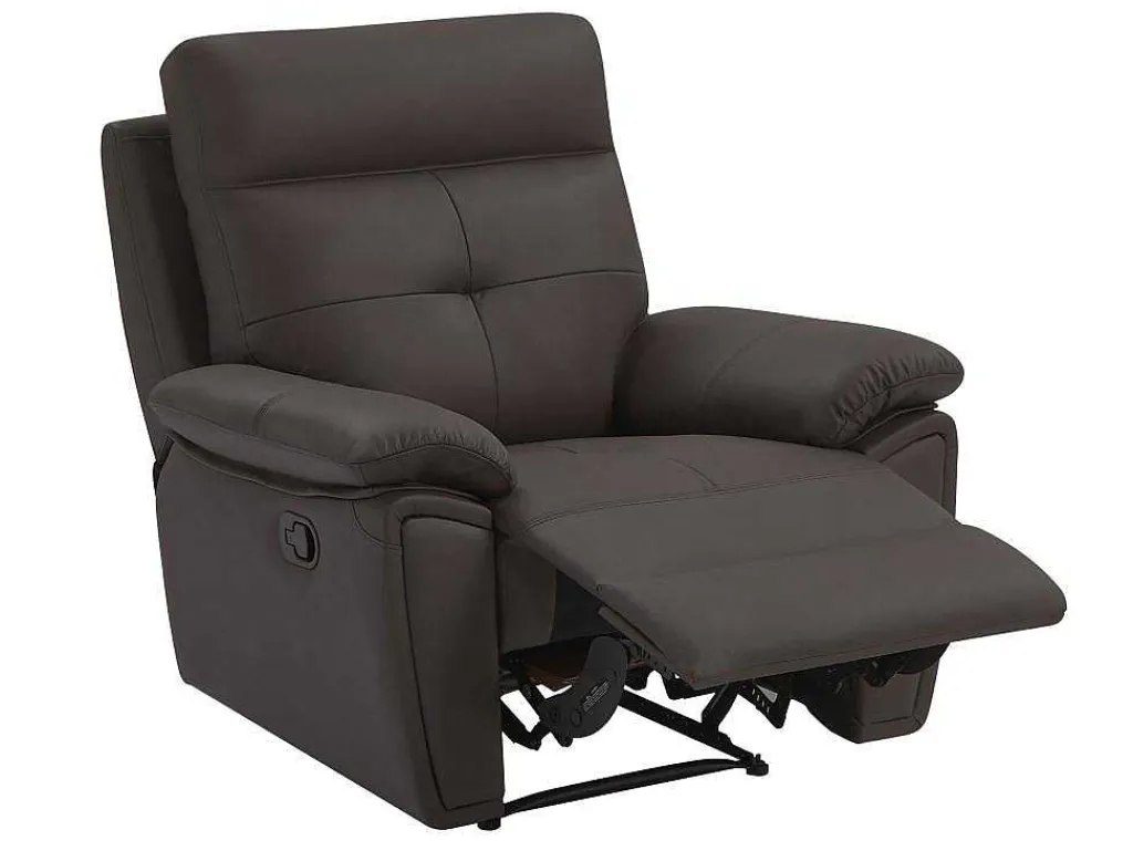 Relaxfauteuil Van Bruin Leer Vineta-Vente-unique Best