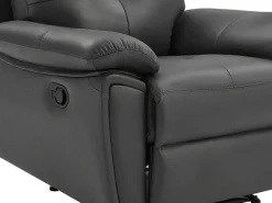 Relaxfauteuil Van Grijs Leer Vineta-Vente-unique Best