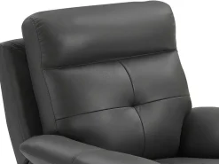 Relaxfauteuil Van Grijs Leer Vineta-Vente-unique Best