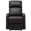 Relaxfauteuil Van Kunstleer Isao - Bruin-Vente-unique