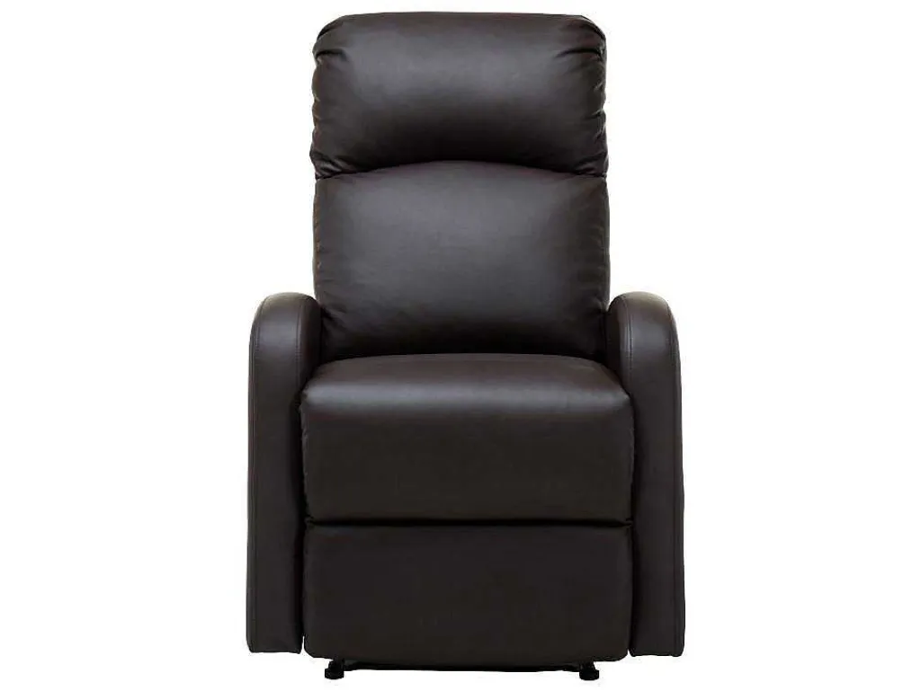 Relaxfauteuil Van Kunstleer Isao - Bruin-Vente-unique