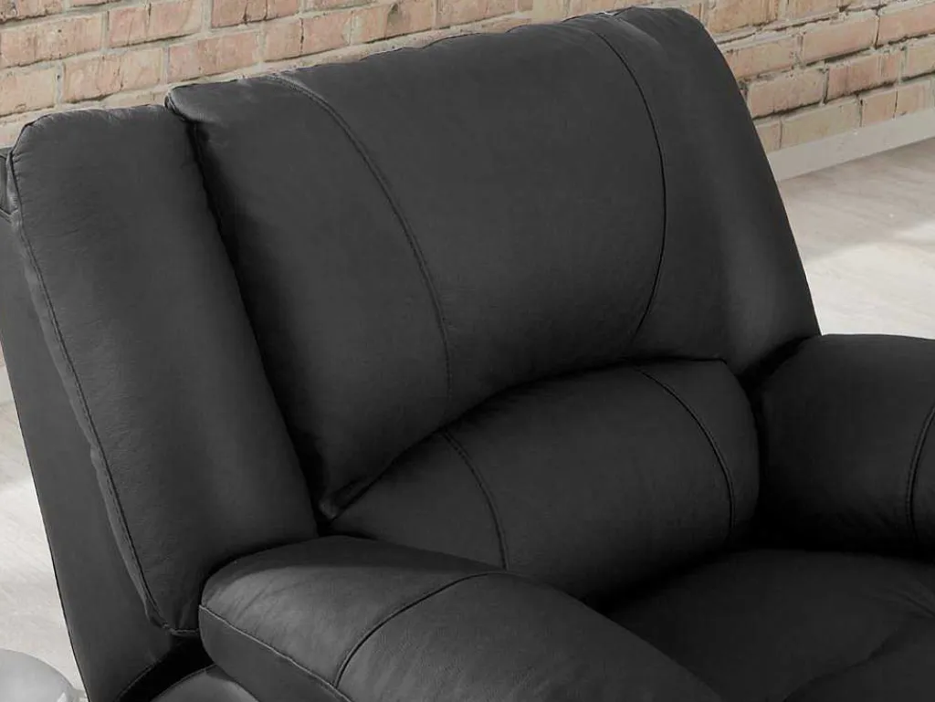 Relaxfauteuil Van Leer Aroma - Zwart-Vente-unique