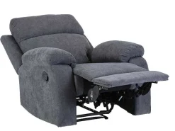 Relaxfauteuil Van Stof Tolzano - Antraciet-Vente-unique Hot