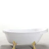 Retro Vrijstaand Bad 170 X 80 Cm Met Gouden Pootjes + Mengkraan Marigold-ELITESHOPPING
