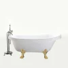 Retro Vrijstaand Bad 170 X 80 Cm Met Gouden Pootjes Marigold-ELITESHOPPING Best