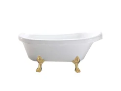 Retro Vrijstaand Bad 170 X 80 Cm Met Gouden Pootjes Marigold-ELITESHOPPING Best