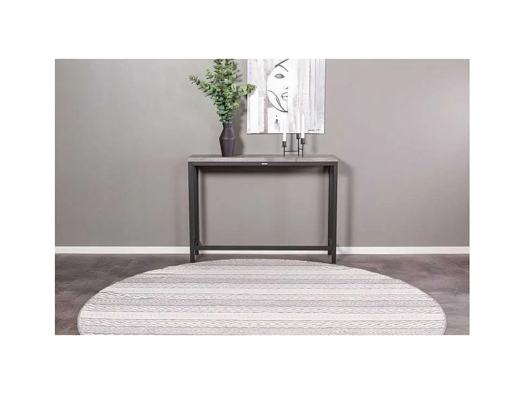 Rise Sidetable 30X110 Cm Beton Decor, Zwart.-Venture Home Clearance