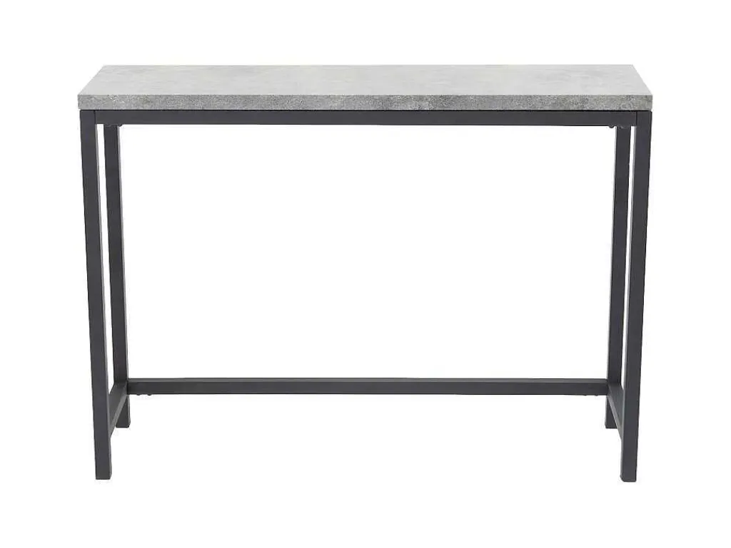 Rise Sidetable 30X110 Cm Beton Decor, Zwart.-Venture Home Clearance
