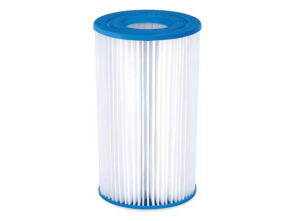 Rond Buisvormig Zwembad Met Cartridge Filterpomp - D457 X H122 Cm - Blauw - Lacanau-Vente-unique