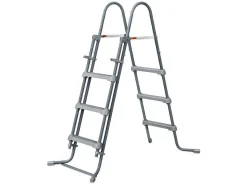 Rond Grijs Buizenzwembad Met Filterpomp Met Patroon - D427 X H107 Cm - Nisoka-Vente-unique Hot