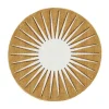 Rond Tapijt Zon Met Relief - D200 Cm - Mosterdgeel En Wit - Luminio-OZAIA Sale