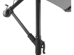 Ronde Hangparasol - Grijs - Staal - Ledverlichting - Diameter: 2,93 M - Pocota-MYLIA Discount